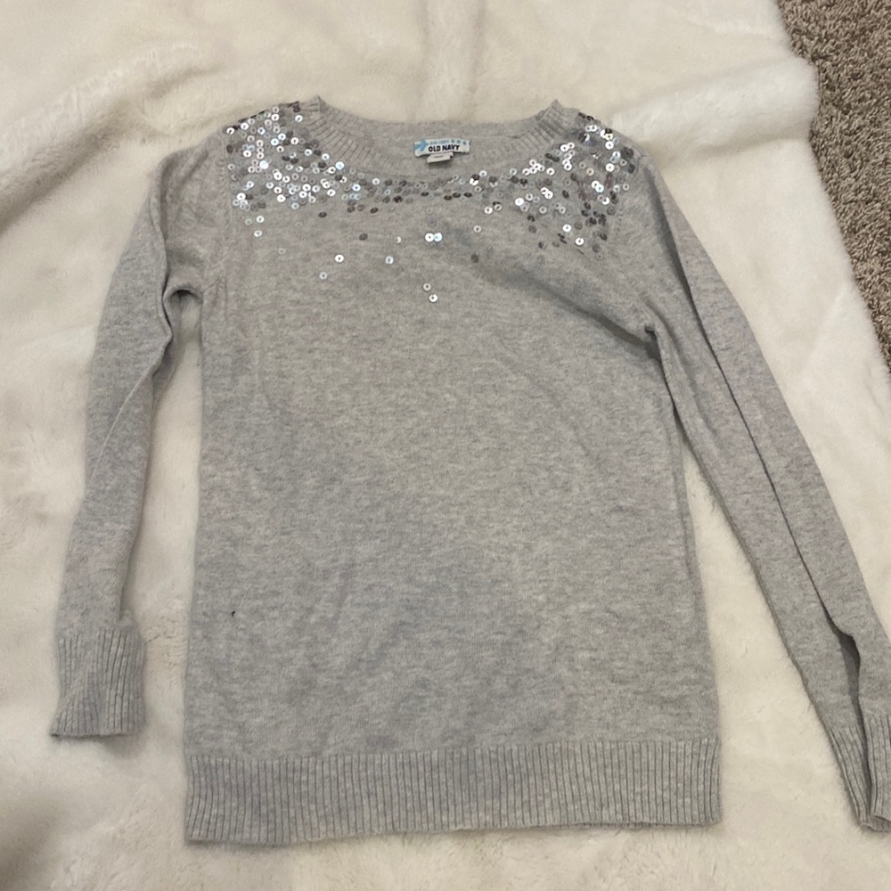 Grey old navy long sleeve